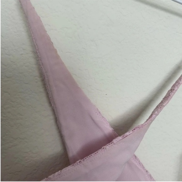 For Love & Lemons Carmela Lace Mini Dress Pink - Picture 8 of 10